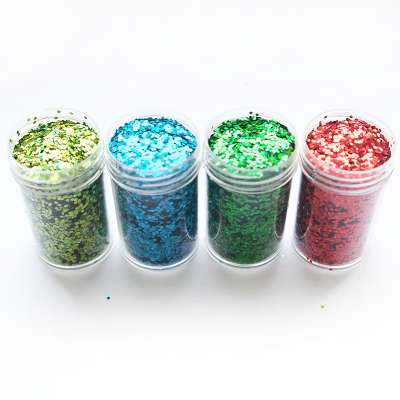 2020 Shining mixed glitter powder sequins decoration and 3d dust red purple art ornaments for halloween nail 1kg