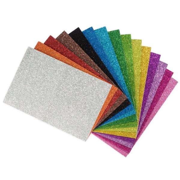 popular card stock paper bulk glitter paper