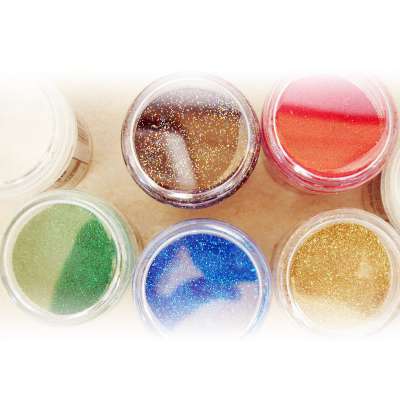 embossing powder clear Hot Selling fine bulk glitter powder for crafts