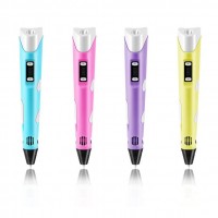 4 Colours DIY Doodle Pen Digital 3D Pen Intelligence Education Hotsale Intelligent 3d Printing Pen Drawing