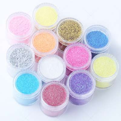 Nail art glitter powder tattoo holographic laser sequins pigment manicure DIY